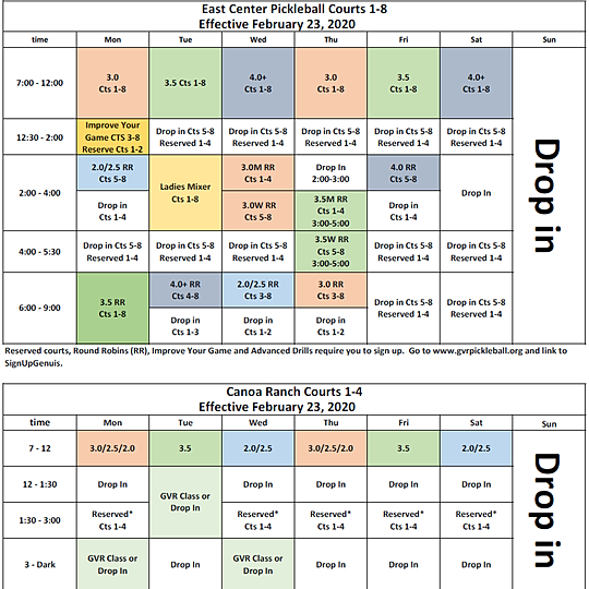 GVR Pickleball Green Valley Arizona