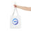 Thumbnail: White Stylish All-Over Print Tote Bag with NTD Logo