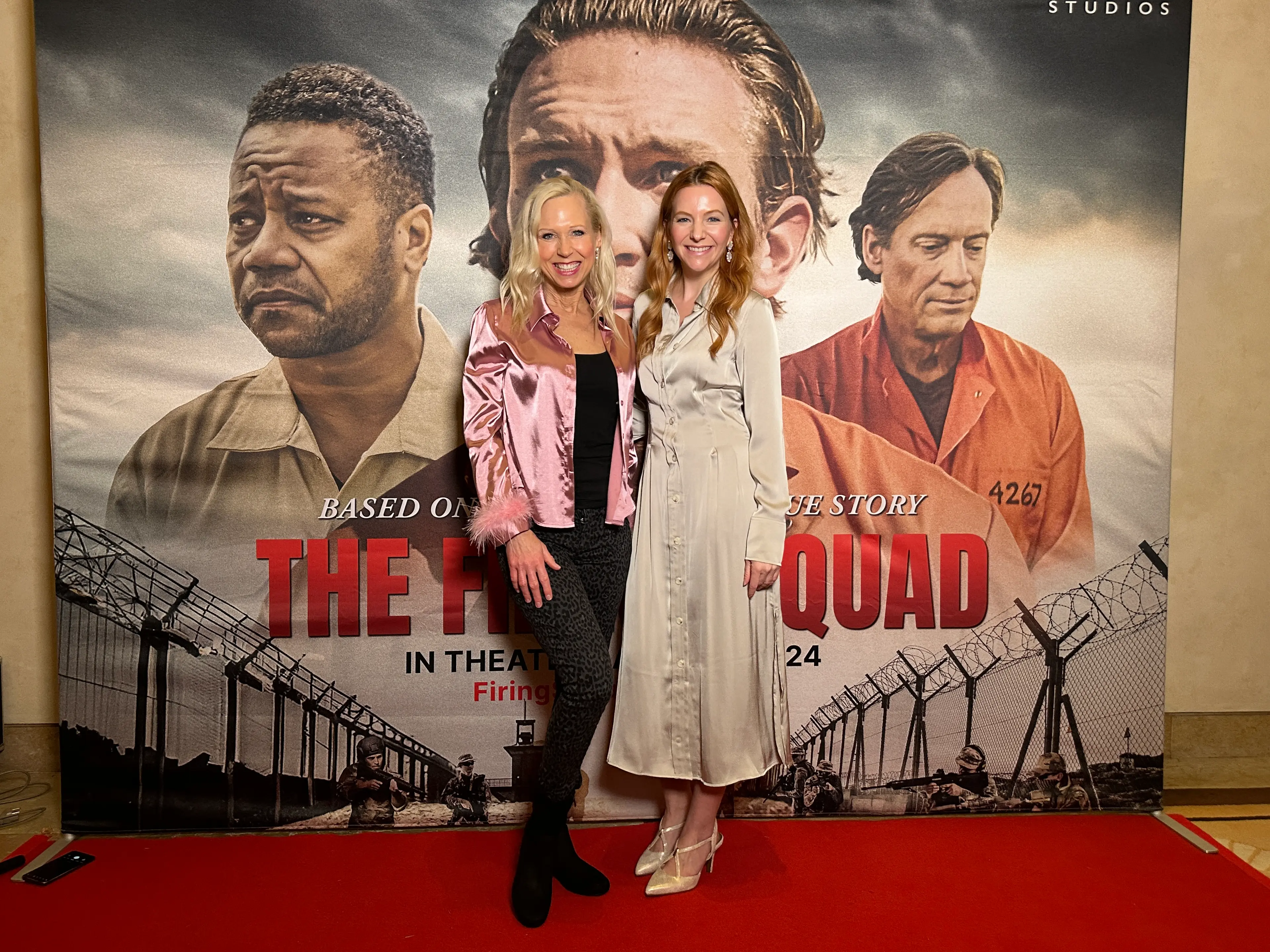 Cuba Gooding Jr. and Kevin Sorbo attended the screening of The Firing Squad at the Warner Bros. studio