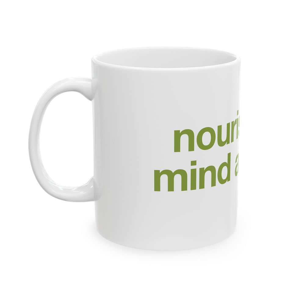 Thumbnail: Vital Signs "nourish your mind and soul" Ceramic Mug