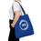 Thumbnail: Blue Stylish All-Over Print Tote Bag with NTD Logo