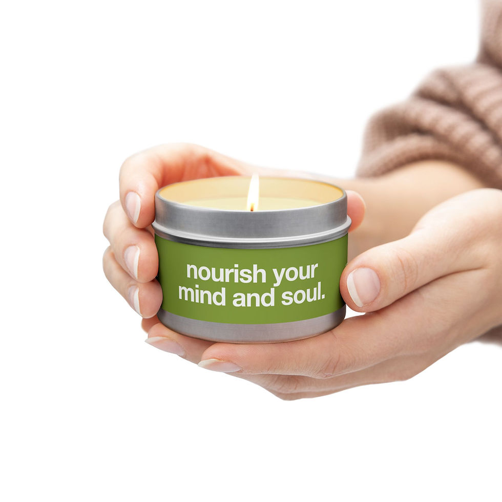 Thumbnail: Vital Signs "nourish your mind and soul" Tin Candles