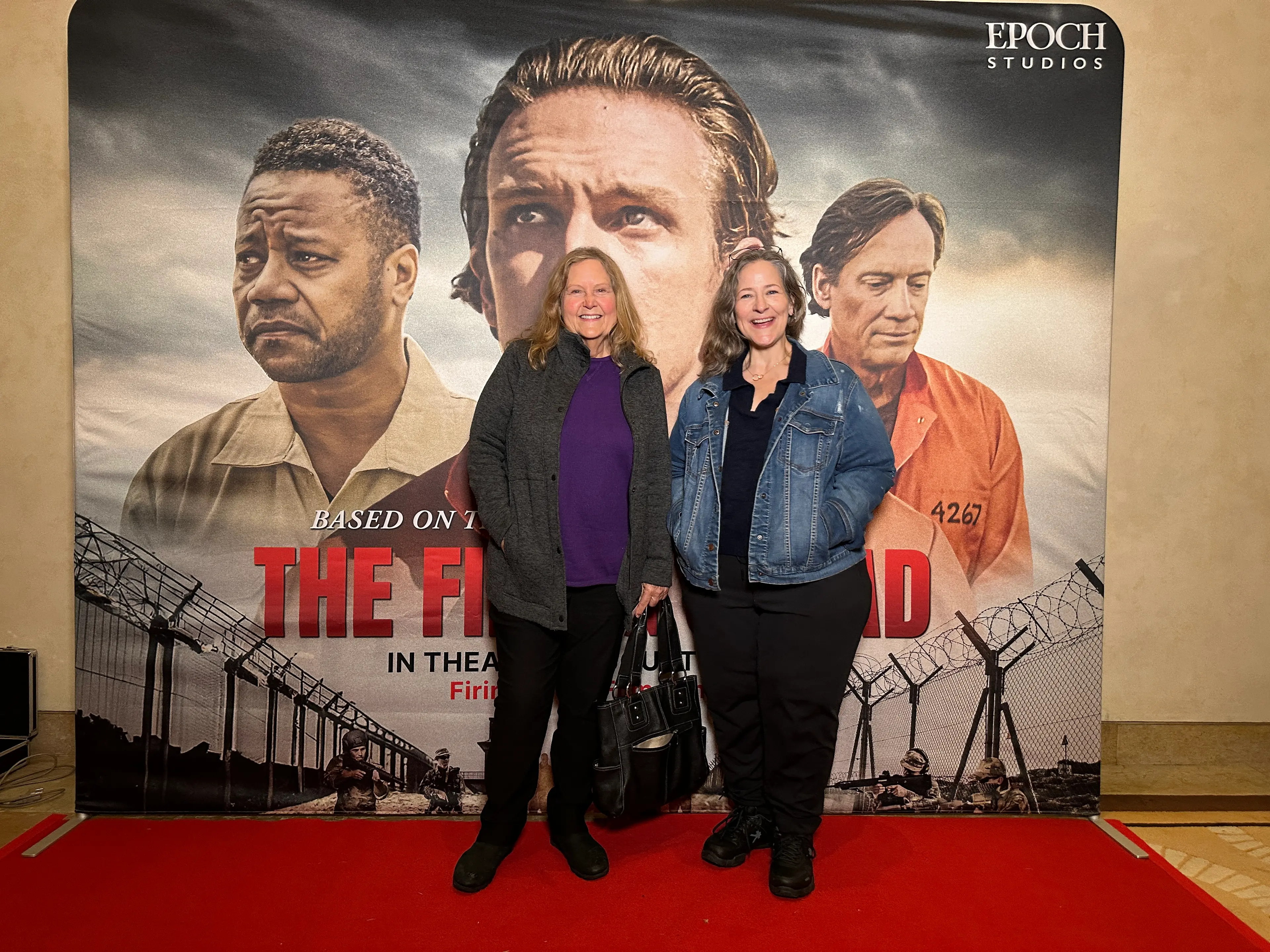 Cuba Gooding Jr. and Kevin Sorbo attended the screening of The Firing Squad at the Warner Bros. studio