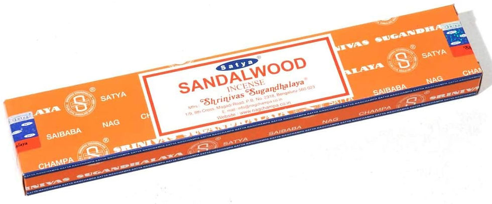 縮圖：特級印度檀木供香 3盒（15g/盒） Sandalwood Incense Sticks Traditionally Hand rolled