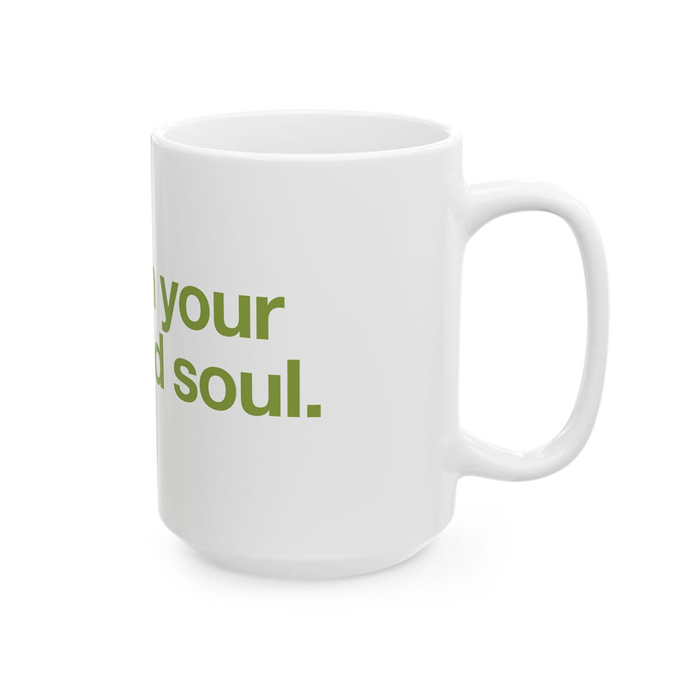 Thumbnail: Vital Signs "nourish your mind and soul" Ceramic Mug