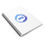 Thumbnail: White Spiral Notebook–Stylish Ruled Line Journal with NTD Logo