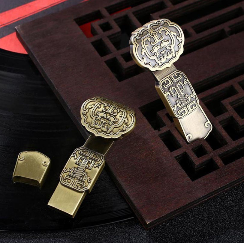 縮圖：復古如意青銅U盤禮品盒 - 外型美觀 製作精細 安全穩定 USB Flash Drive Box Gift Set