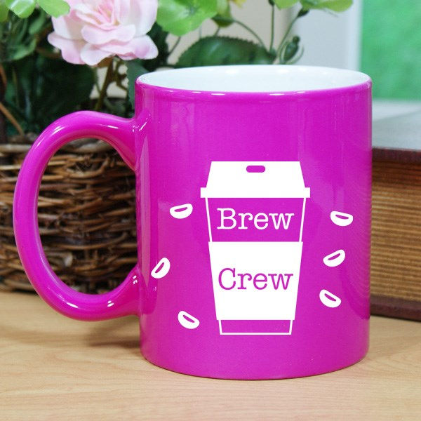 Thumbnail: Engraved Brew Crew Two-Tone Mug