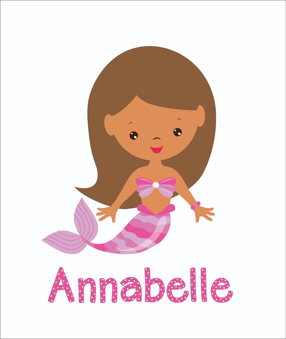 Thumbnail: Mermaid Custom Kids Flip Sequin Drawstring Bag | Personalized Backpacks