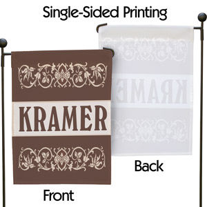 Thumbnail: Personalized Love Grows Here Garden Flag
