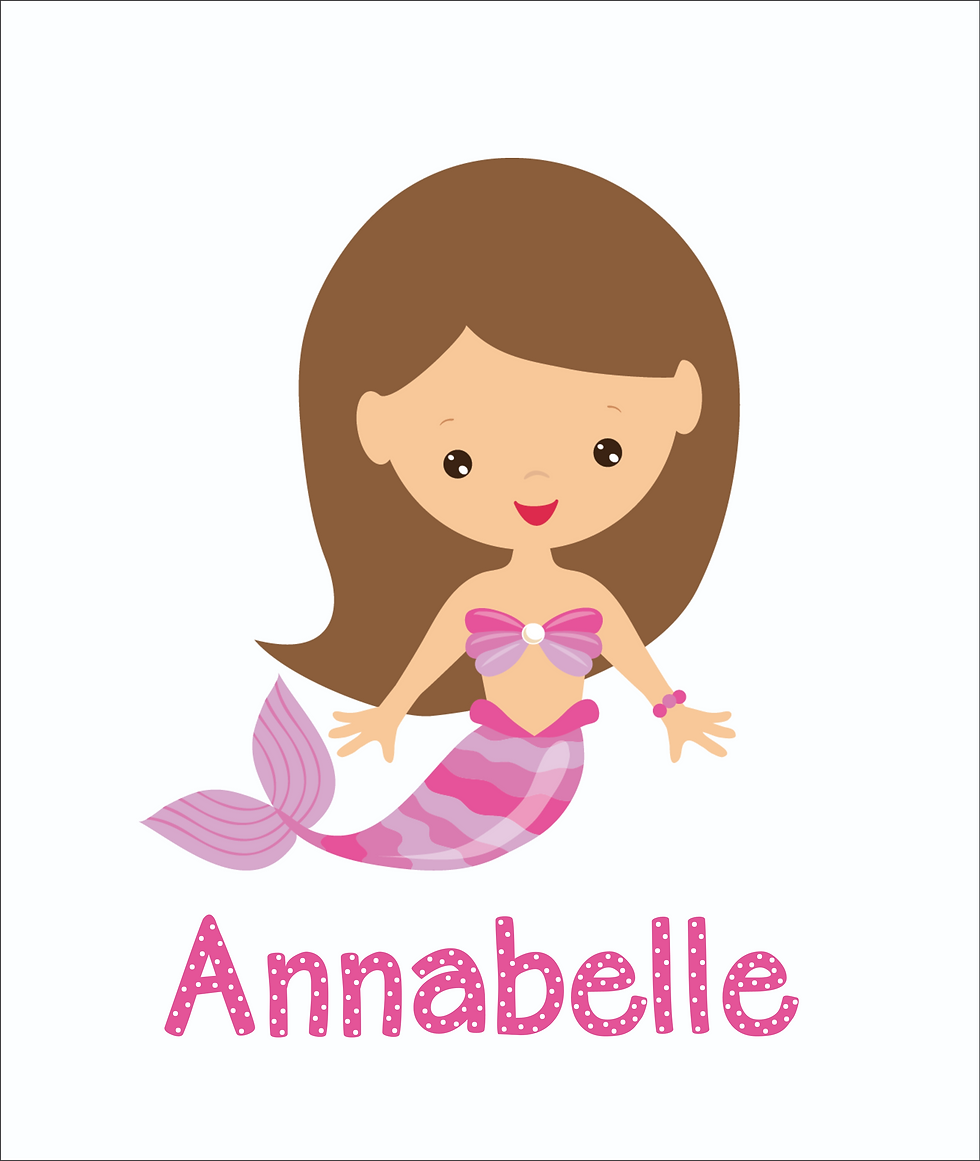 Thumbnail: Mermaid Custom Kids Flip Sequin Drawstring Bag | Personalized Backpacks