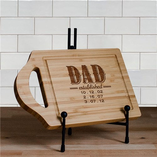 Thumbnail: Established DAD Cutting Board with Handle
