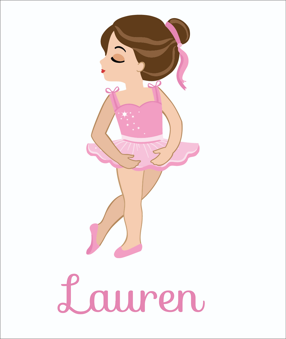 Thumbnail: Ballerina Custom Kids Sequin Drawstring Bag | Personalized Backpacks