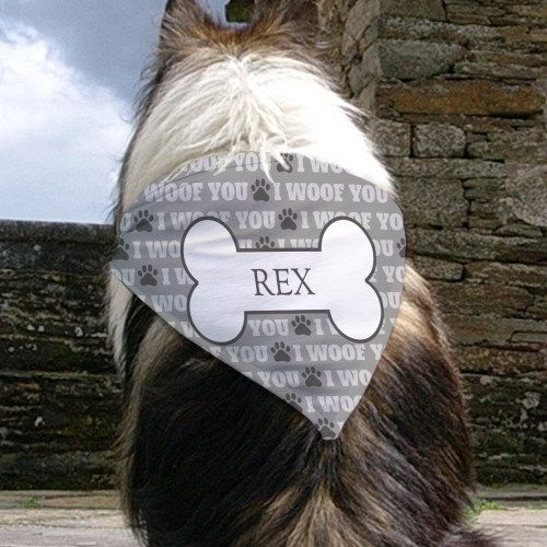 Thumbnail: I Woof You Dog Bandanna
