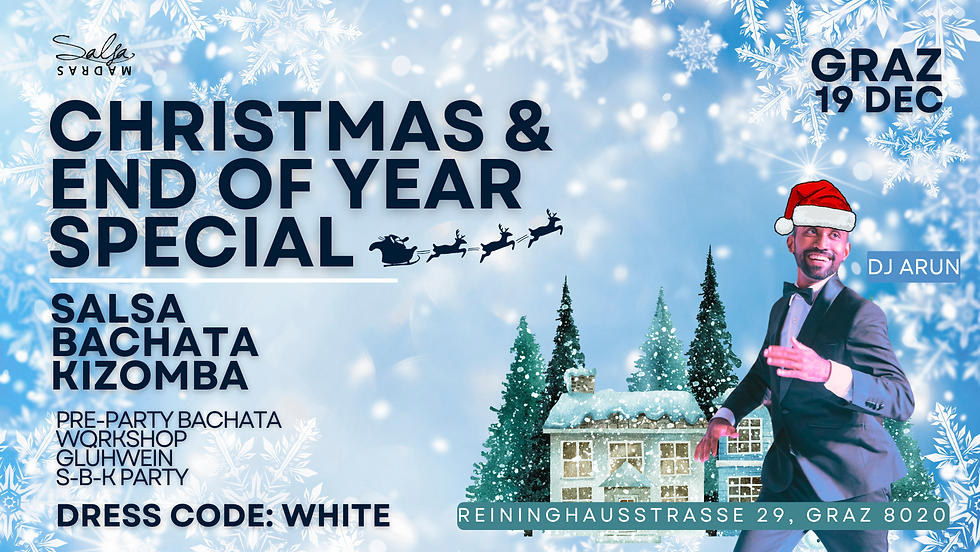Salsa Madras: Christmas & End of Year Party