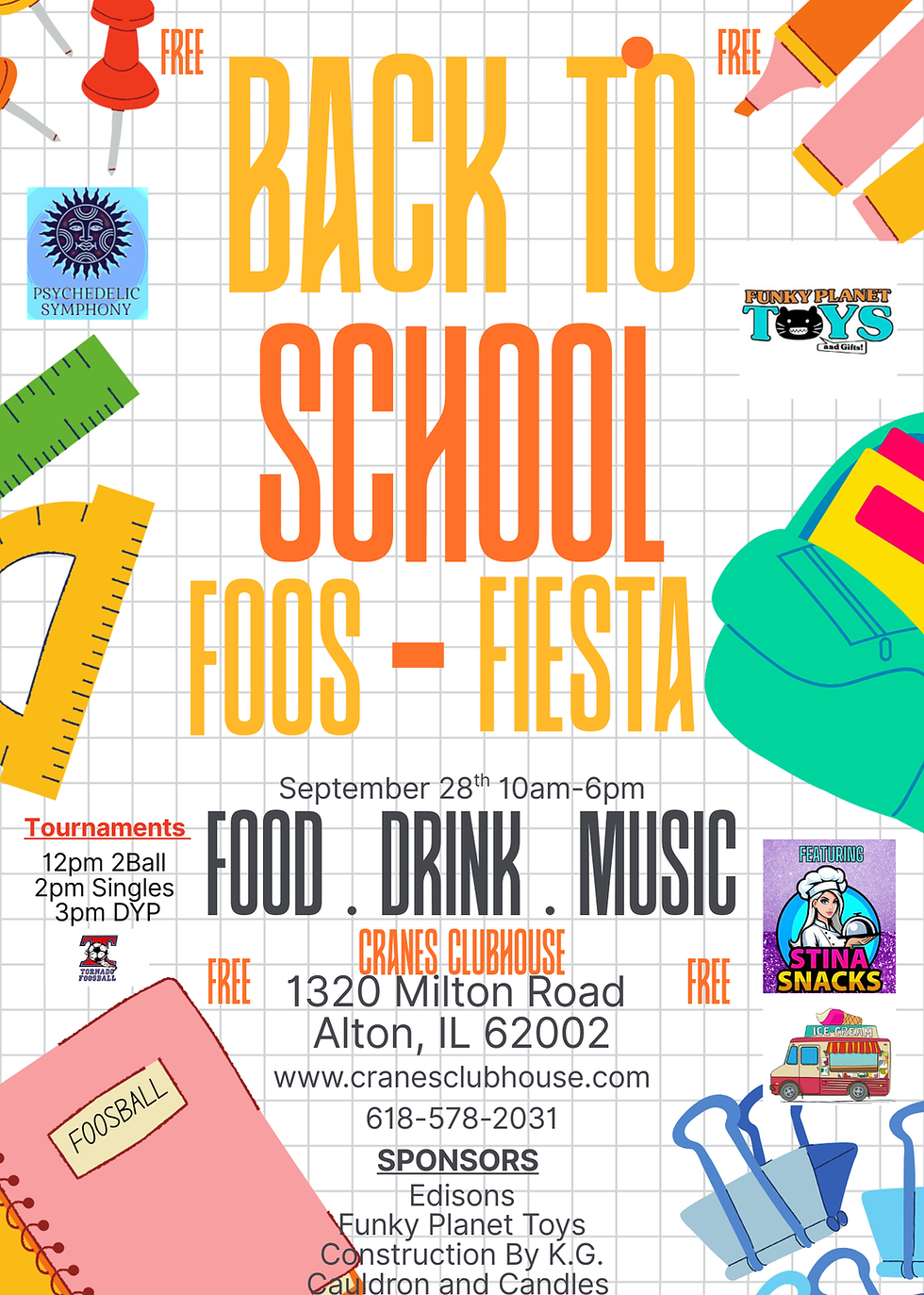 Back To School Foos-Fiesta 2025