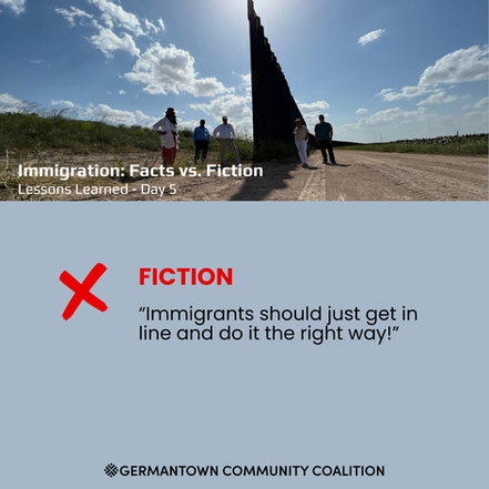 Immigration: Facts vs. Fiction - There Is No Line