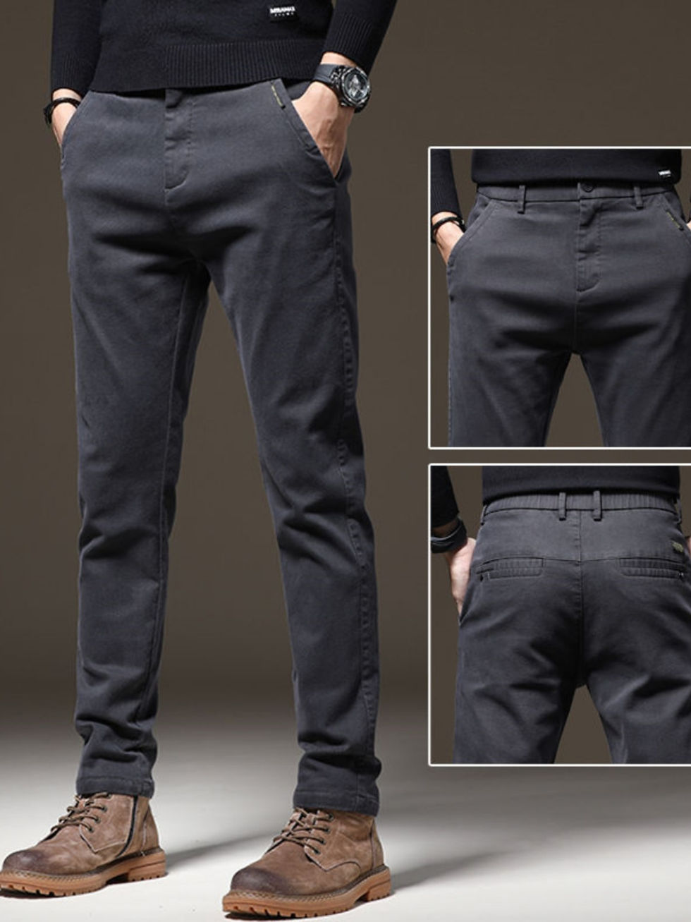 Миниатюра: Fall High-End Casual Pants Men's Wear-Resistant Versatile Busin West Pants Trend