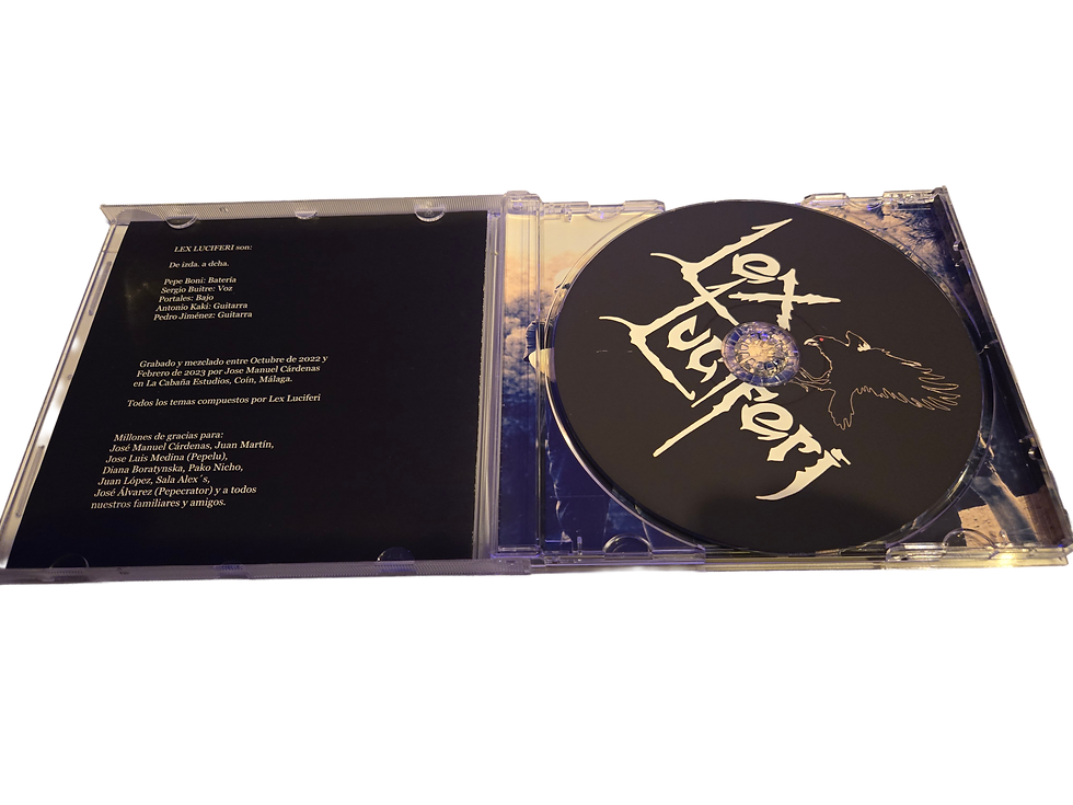 Lex Luciferi - La Sombra Del Cuervo CD Doom traditional stoner epic doom drugulas crypt sounds