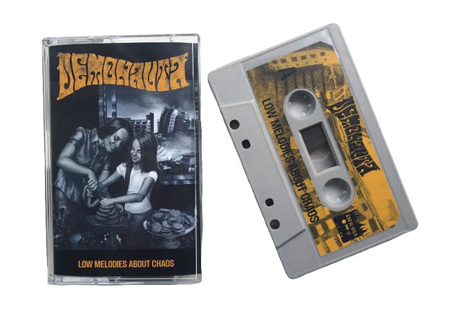 Demonauta - Low Melodies About Chaos Tape Doom Psych Stoner Evil Noise Recordings Drugula's Crypt Records Release Cassette