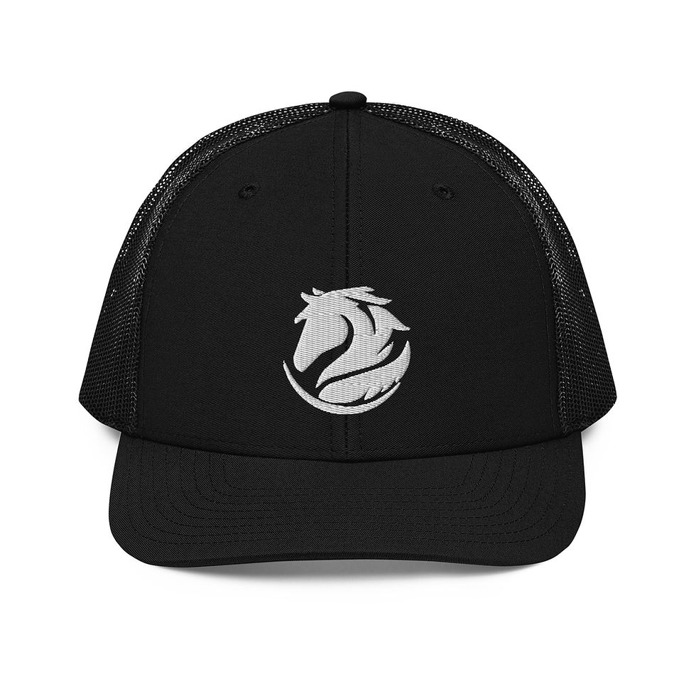 Thumbnail: Roan White Logo Trucker Snapback
