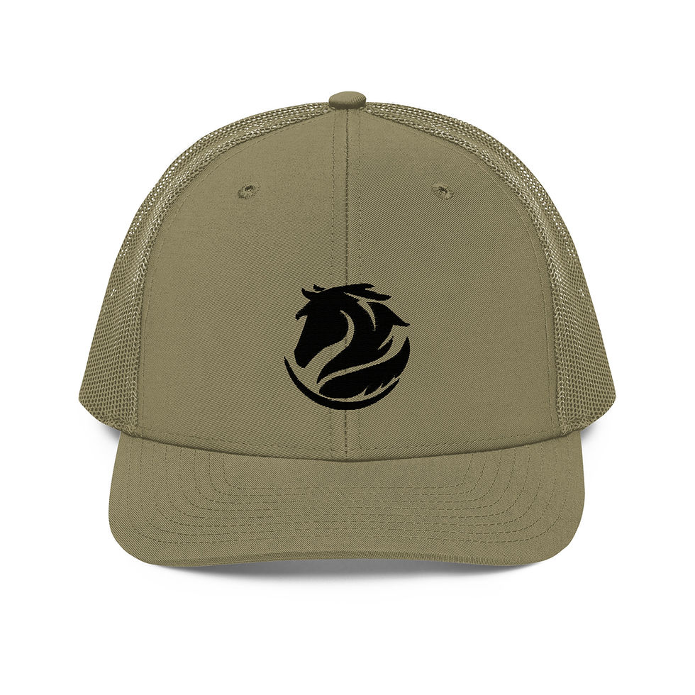 Thumbnail: Roan Black Logo Trucker Snapback