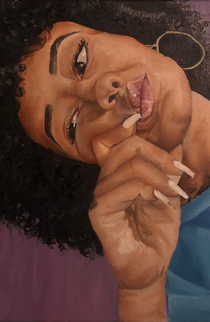 self portrait oil painting