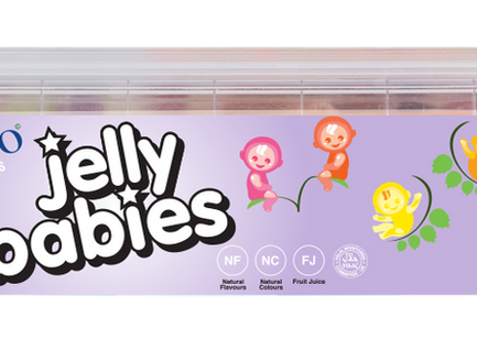 These classic soft chewy jelly babies are a favourite among kids and adults alike. They're made with real fruit juice and natural flavours and colours, making them a real treat on the taste buds. Halal Variety of flavours (orange, lemon, apple & strawberry) Made with real fruit juice Natural flavours & colours