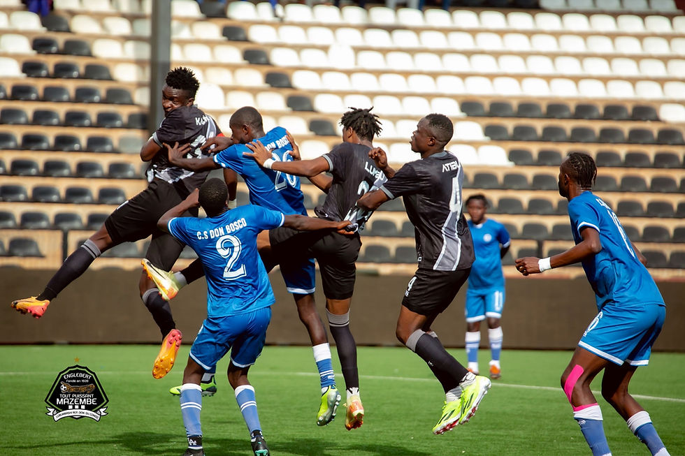 TP Mazembe clashed with CS Don Bosco on Wednesday in the Linafoot. Photo Credit: TP Mazembe