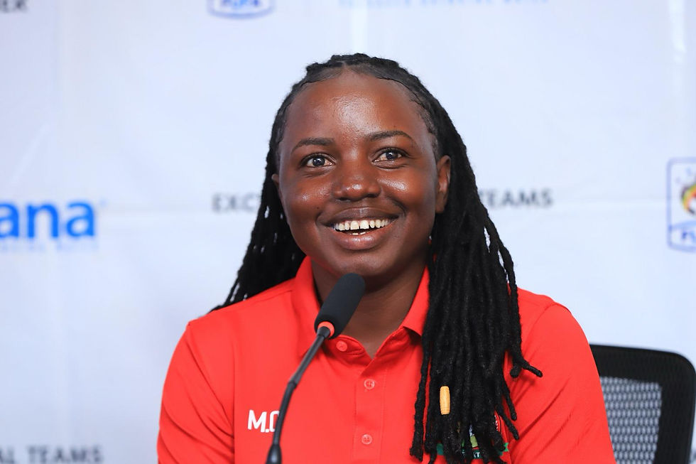 Kenya U17 Women team head coach Mildred Cheche. Photo by FUFA Media.