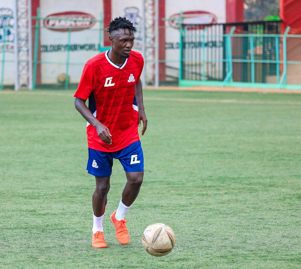 Isaac Ogwang in training for Vipers. Photo Credit: Vipers SC