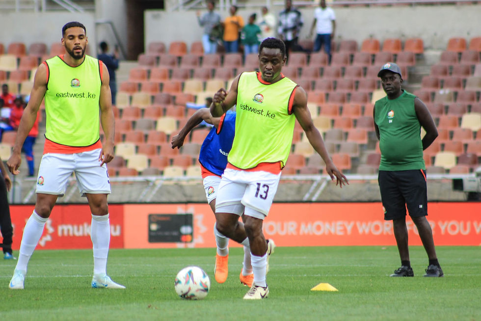 Left back Erick Otieno is one of Kenya's most reliable players with frequent attacking runs down the flank. Photo Credit: Football Kenya Federation