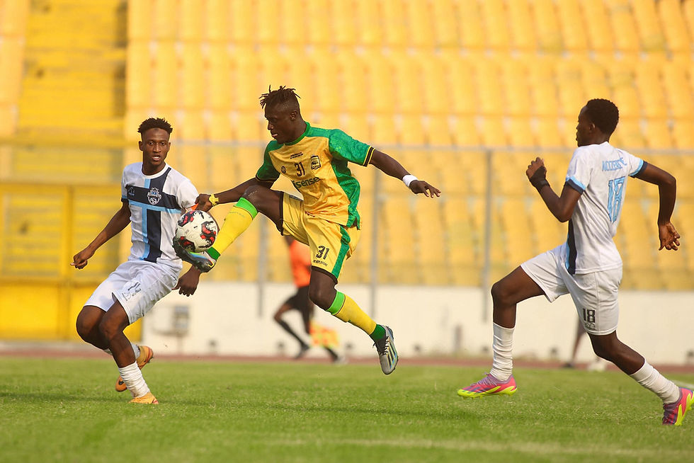 Kwame Opoku (center) and Asante Kotoko now appear to be the Ghana FA Cup favorites. Photo Credit: Asante Kotoko Sporting Club
