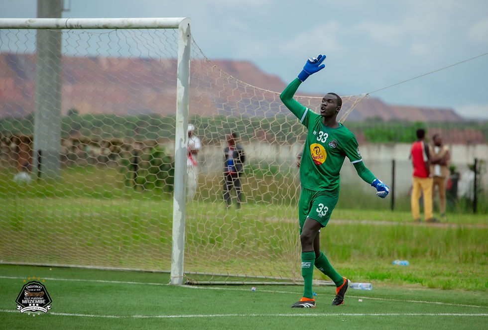 TP Mazembe's Senegalese goalkeeper Alioune Badara Faty now has five goals this season after converting another spot kick. Photo Credit: TP Mazembe