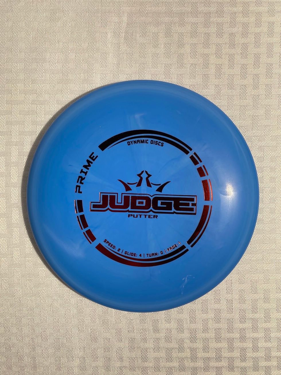 Dynamic Discs Prime Judge Red Stamp 177g