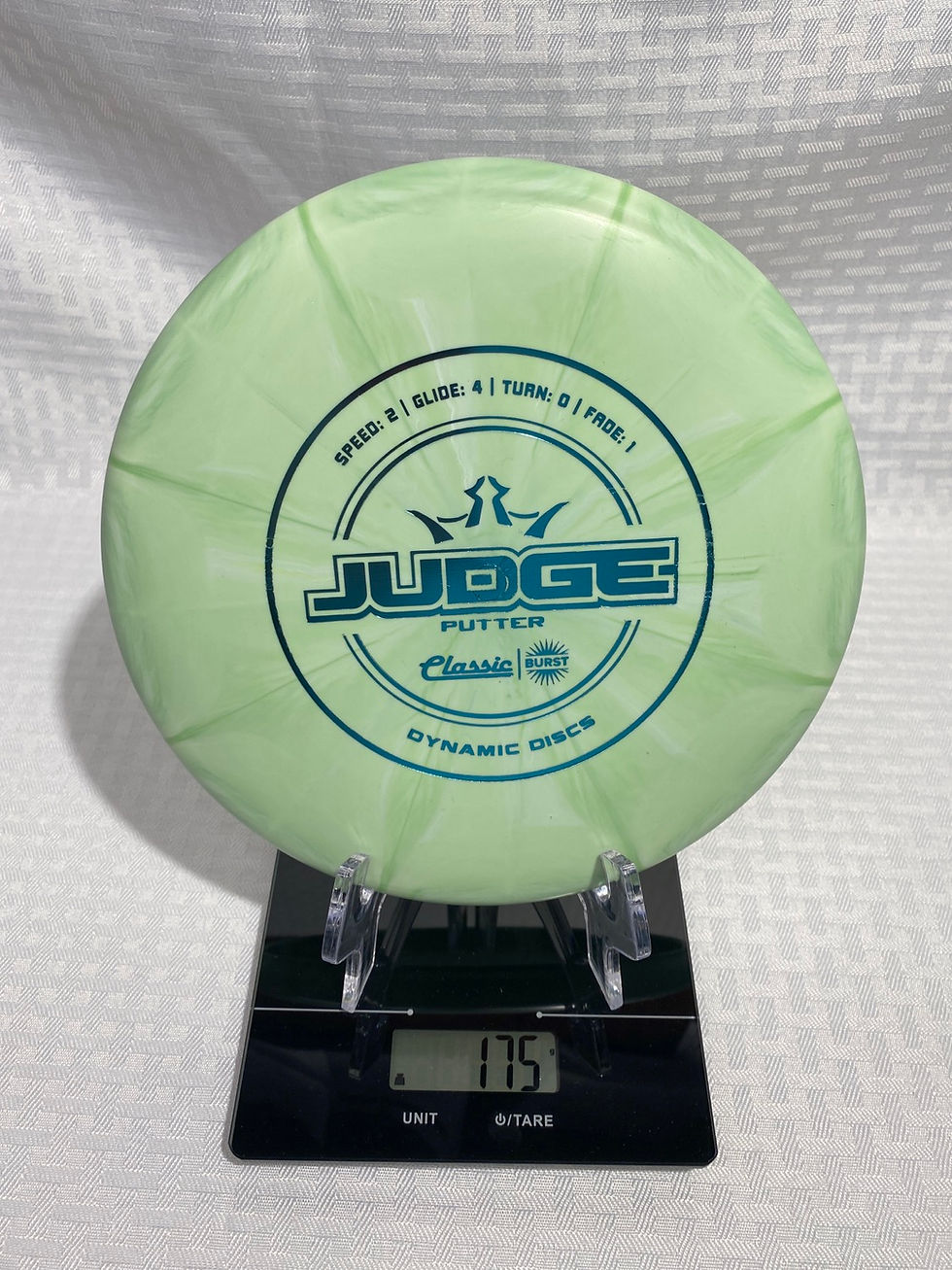 Thumbnail: Dynamic Discs Classic Burst Judge Teal Stamp 175g