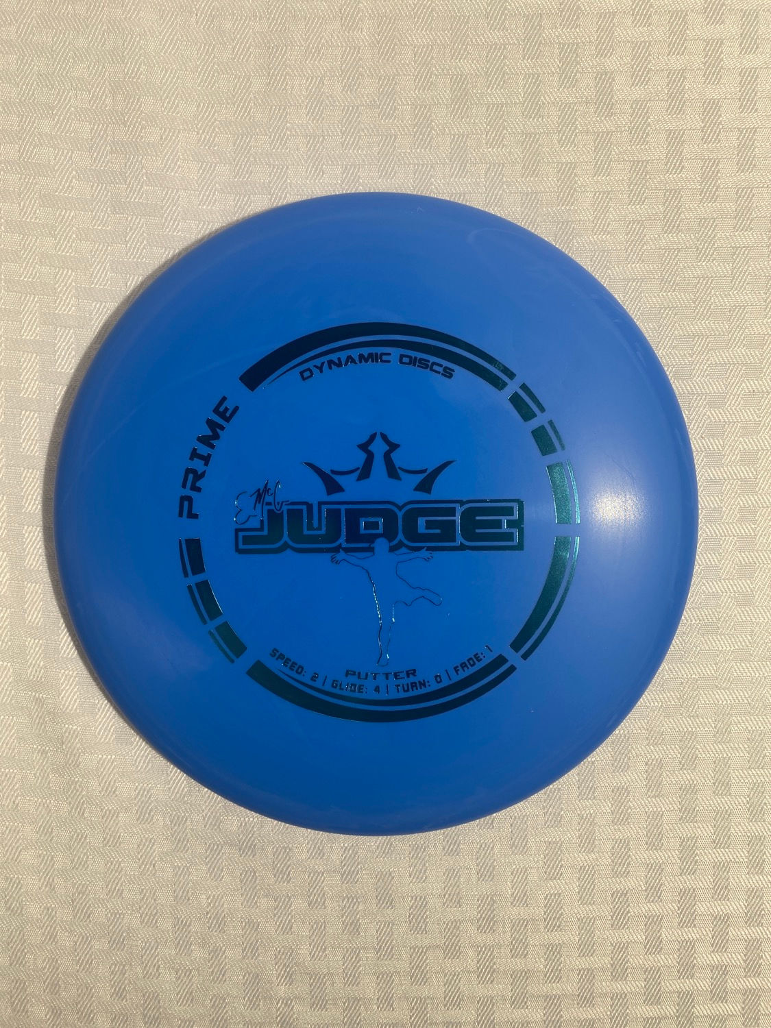 Dynamic Discs Prime eMac Judge Blue Stamp 175g