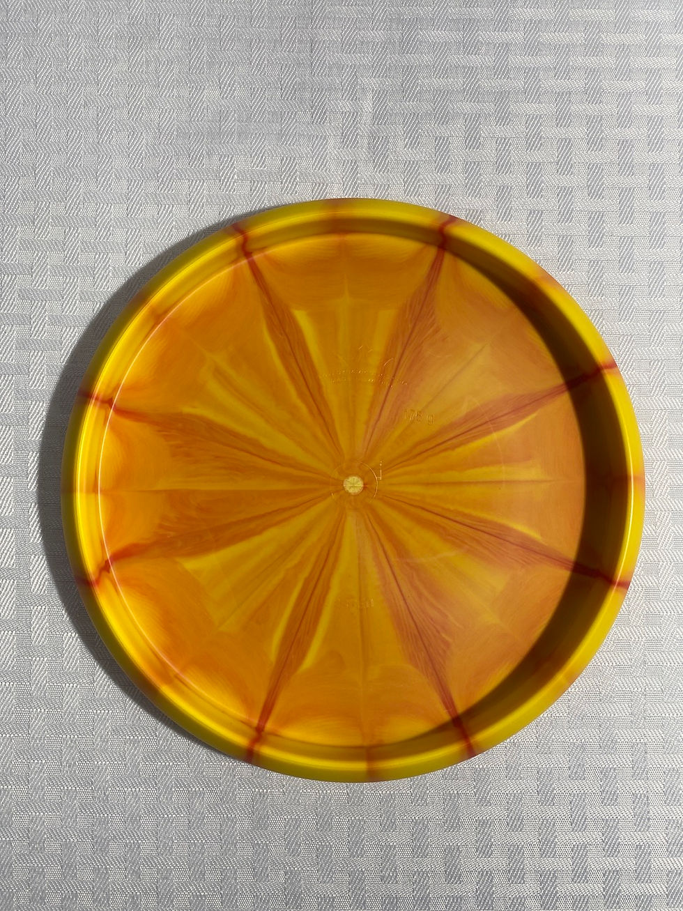 Thumbnail: Dynamic Discs Classic Blend Burst Warden Red Stamp 175g