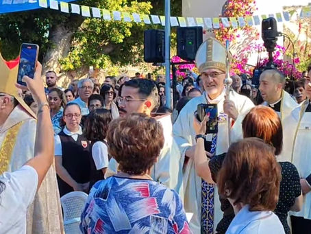 Frères School Students Take Part in the Celebration of Our Lady of Palestine in Deir Rafat