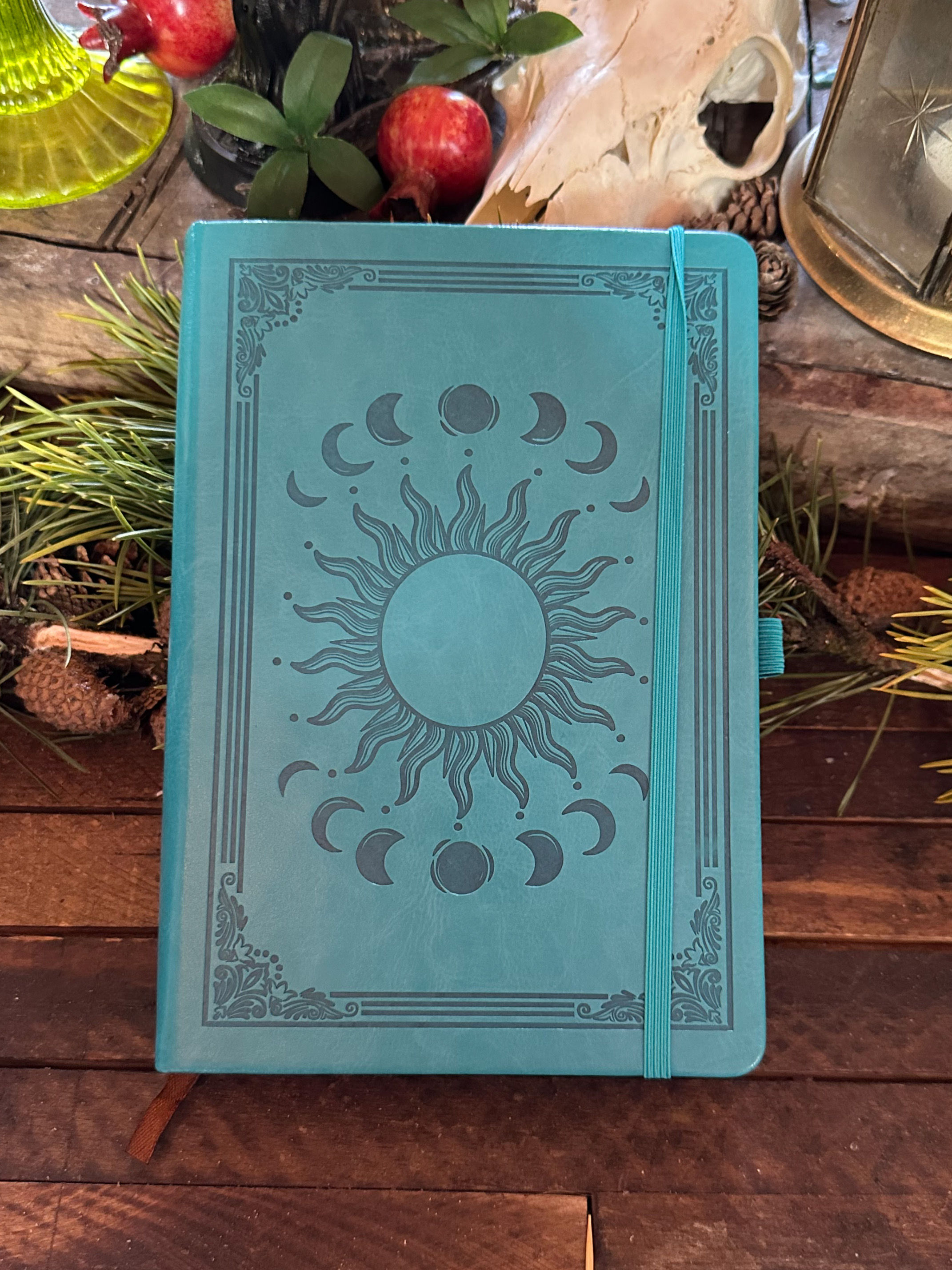 Turquoise Sunburst Note Book