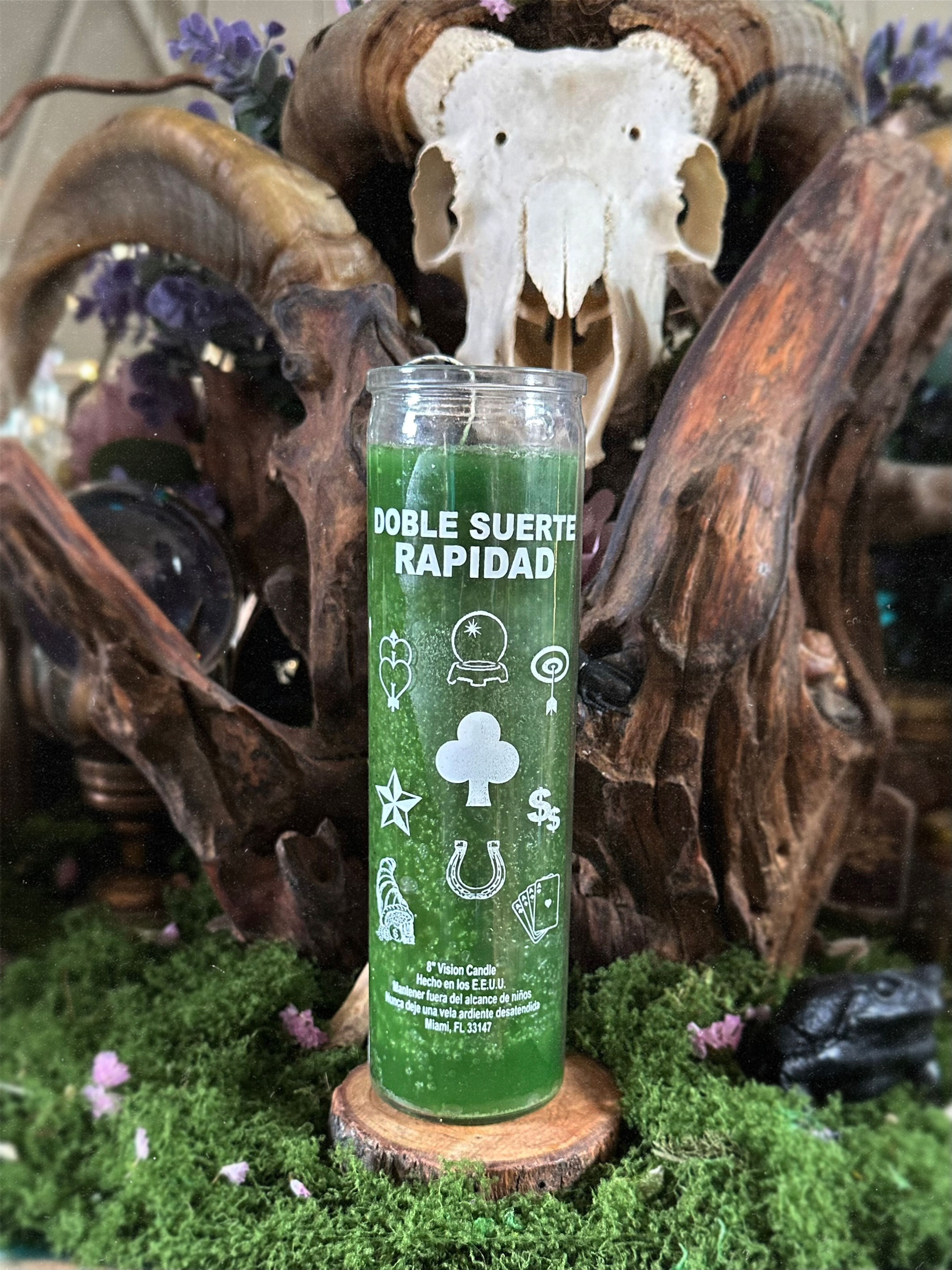 Double Fast Luck Ritual Candle