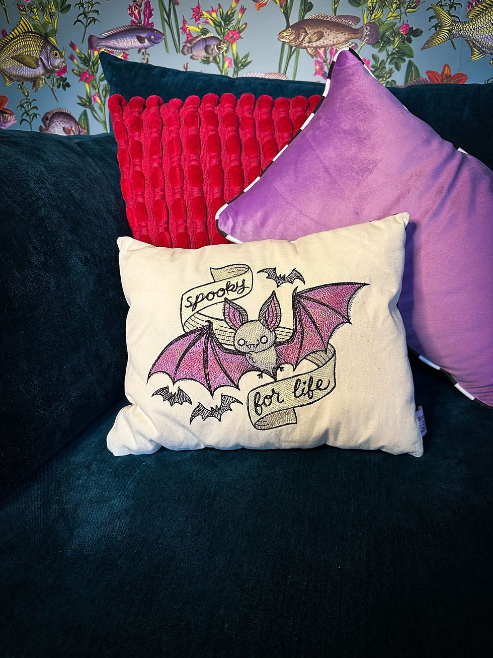 Spooky Bat Scatter Cushion