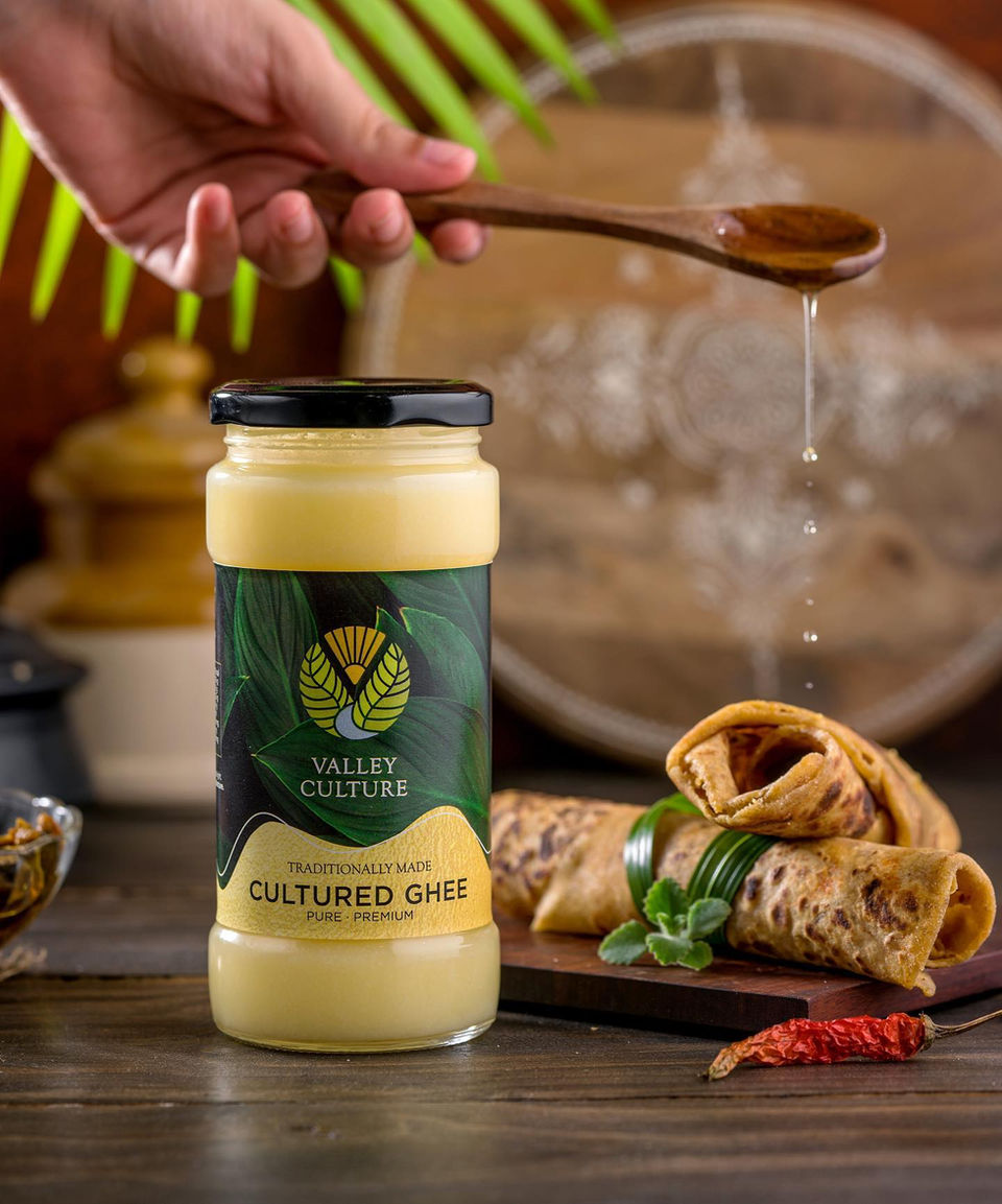 Experience the rich golden goodness of Valley Culture Ghee through our stunning product photography by Chitra by rk. Our expert team of photographers and stylists have used their skills in food styling and product styling to create an image that truly captures the essence of this premium ghee brand. As a leading provider of visual solutions, Chitra by rk also offers top-notch photography and videography services that can help your brand stand out in a crowded marketplace. Contact us today to elevate your brand with our exceptional visual content.