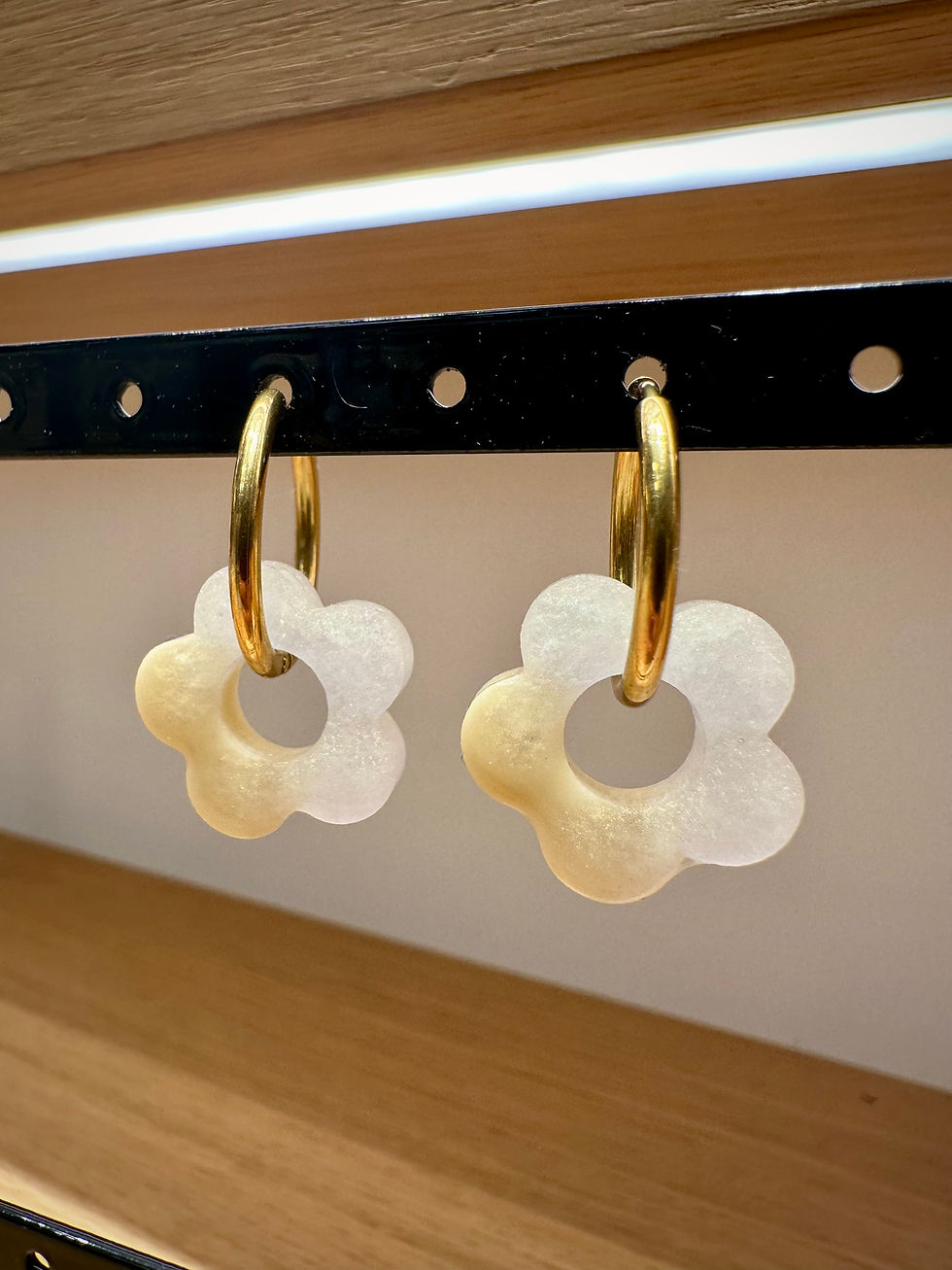 Thumbnail: BOUCLES D'OREILLES - FLEUR