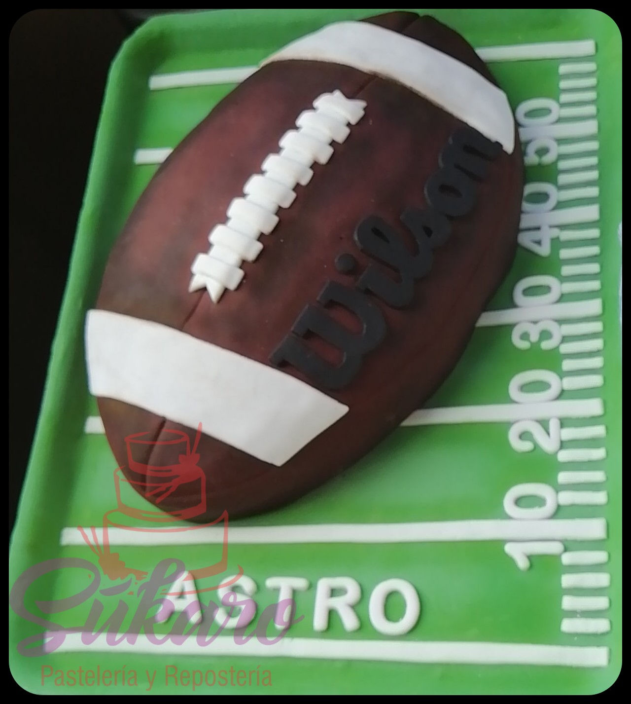Pastel fútbol americano 