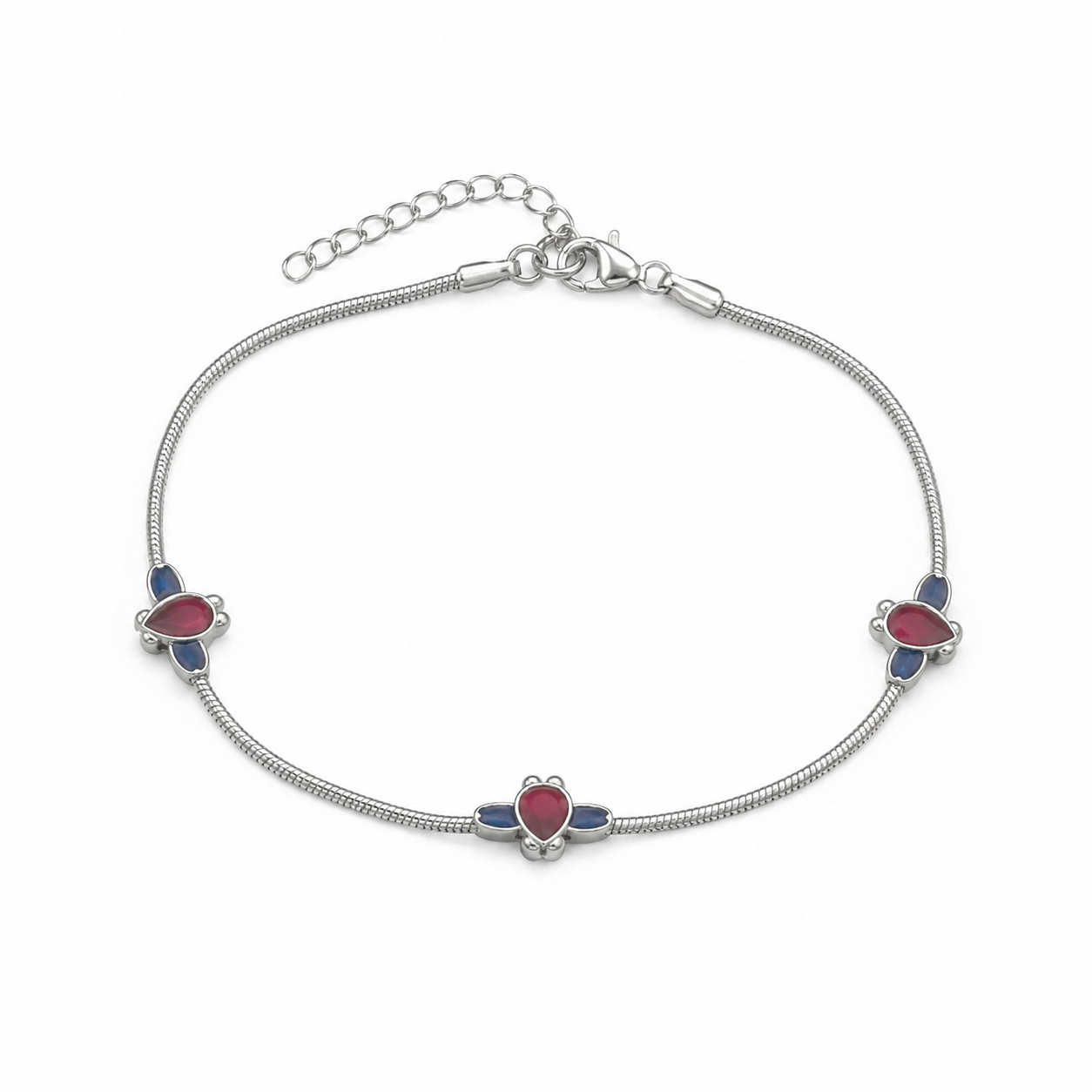 Premium Silver-Plated Cute Aeroplane Baby Anklet Playful Charm Anklet for Kids