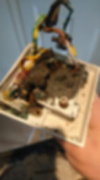burned out 45amp pull switch