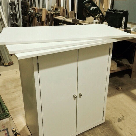 収納付きカウンター