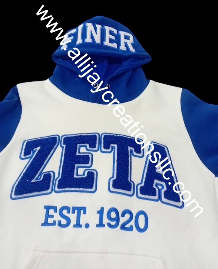 Thumbnail: PREORDER ZETA WHITE HOODIE
