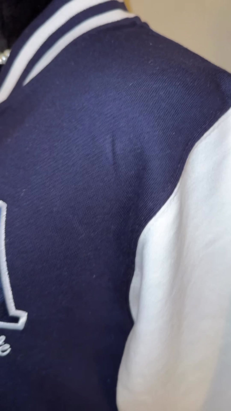 Thumbnail: Archonette Fleece Letterman Jacket
